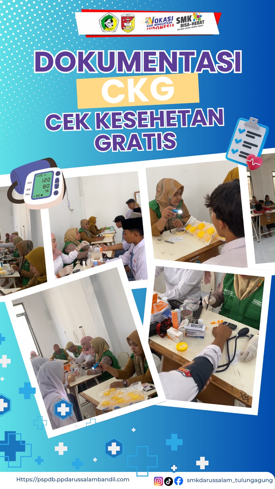Cek Kesehatan Gratis Oleh Puskesmas Campurdarat